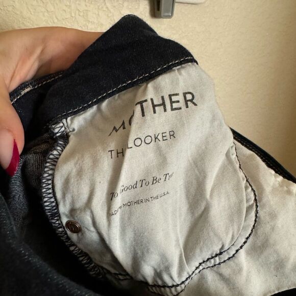 MOTHER The Looker in Too Good To Be True Size 24 Skinny Mid Rise - Picture 10 of 12